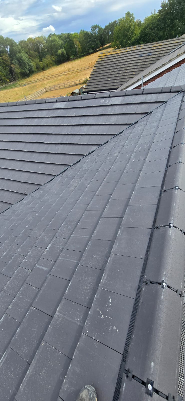 Full re roof - 24 The Hamlet Leek Wooton