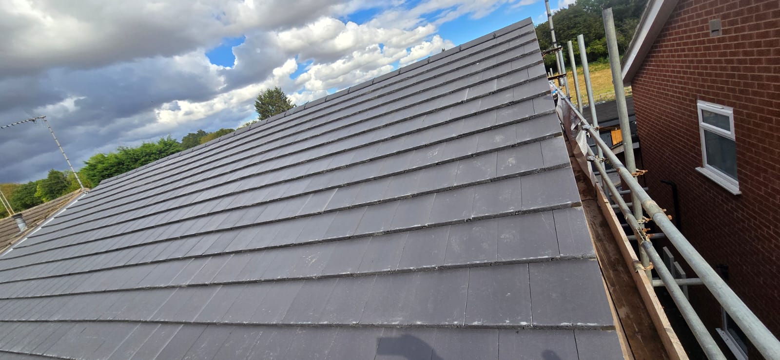 Full re roof - 24 The Hamlet Leek Wooton